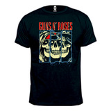 Remera Guns N Roses Caras 100% Algodón Premium Peinado