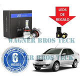 Kit Luces Led Cree H7 H3 O H1 Fiat Siena 16.000 Lms No Xenon