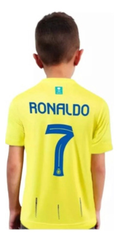 Camiseta Polera Cristiano Ronaldo Al Nassr Niño 