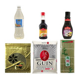 Kit Sushi 6 Itens Arroz Esteira Nori Shoyu Tarê - T. Foods