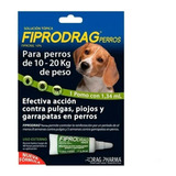 Pipeta Fiprodrag Antipulga Perros De 10 A 20 Kg 1.4 Ml