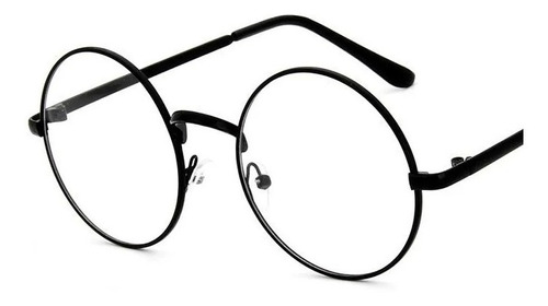 Armação Óculos Redondo - Lente Sem Grau - Unisex