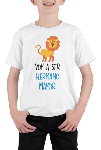 Polera Niño Hermano Mayor Estampada