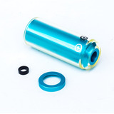 Peg Profesional Saltplus Bmx Echo ¡aluminio + Funda! Cyan