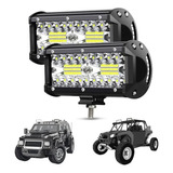 Kit Focos Auxiliares Niebla Faros 120w Camión Camioneta 4x4