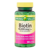 Biotina Spring Valley 10000 Mcg - Unidad a $675