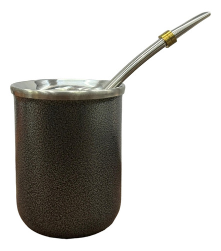 Mate Acero Inoxidable Doble Capa Termico C Bombilla Regalo