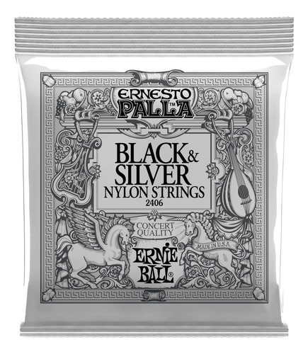 Ernie Ball Cuerdas Guitarra Clasica Palla Blk P02406