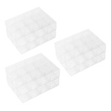 Caja De Embalaje Cuadrada De Plástico Transparente, 72 Pieza