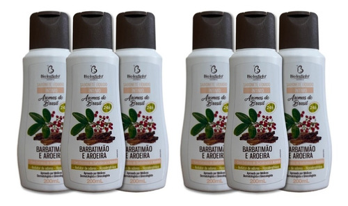 Kit 6 Sabonete Intimo Cicatrizante 100% Natural 200ml