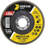 10 Disco De Lixa Flap Disc 7  - Grão 120 Promoção