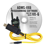 Software De Programacion + Cable Usb Para Yaesu Vx-6r