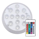 Pack X 4 Luz Led Flotante Multicolor Rgb Colores C. Remoto