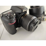 Kit Nikon D7100 Dslr Com Lente 18-55 + 3 Baterias
