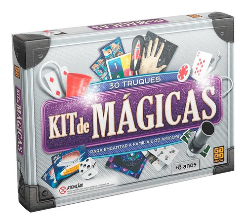 Jogo Kit De Mágicas Com 30 Truques - 02525 - Grow