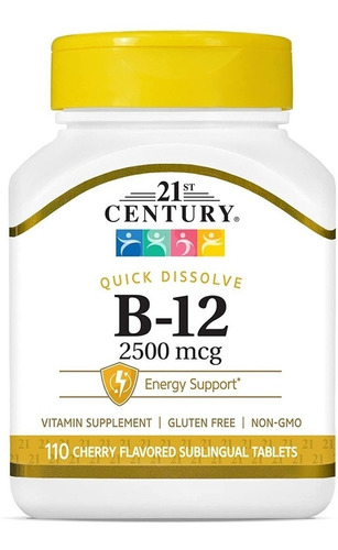 Vitamina B12 Sublingual Premium 2500 Mcg 110 Tabletas