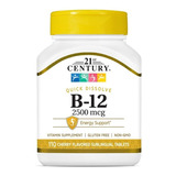 Vitamina B12 Sublingual Premium 2500 Mcg 110 Tabletas