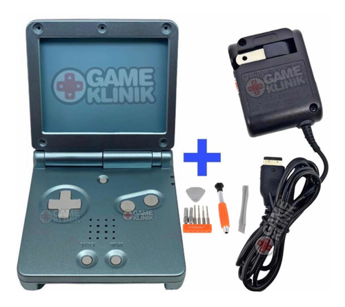 Carcasa Game Boy Advance Sp Gba Kit + Cargador + H 06