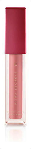 Eudora Niina Secrets Skinny Matte Batom Rose Gardência 5ml Cor Rosa