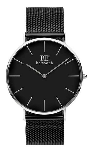 Relógio Bewatch Minimalista Preto Metal Los Angeles 40mm