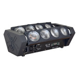 Moving Spider Beam 8 Leds Osram 12w Rgbw Quadriled C/ Aranha