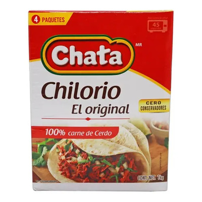 Chilorio De Carne De Cerdo Chata 4 Sobres De 250 G C\u002Fu | Envío gratis
