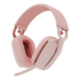 Audífonos Logitech Zone Vibe 100 Inalámbrico Over Ear Color Rose Color De La Luz Na