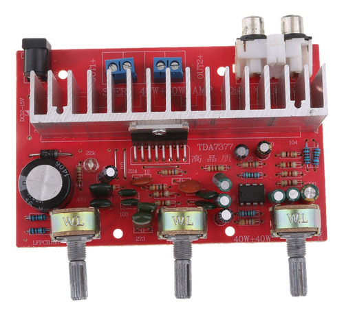 1x Módulo De Amplificador De Dc12v 80w De Dx-7377 2.0 Con