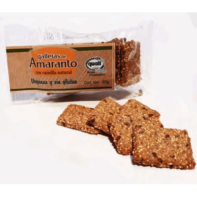 Galletas Veganas De Amaranto Con Vainilla Sin Azúcar Paq 10 | MercadoLibre