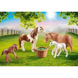 Playmobil Ponis Con Sus Potrillos (granja, Caballos)