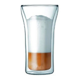 Set 4 Vasos Jugo Doble Pared 400ml