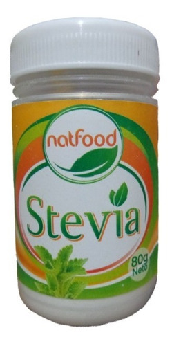 Pack 2 Stevia Natfood 80 Gr.  Agro Servicio.