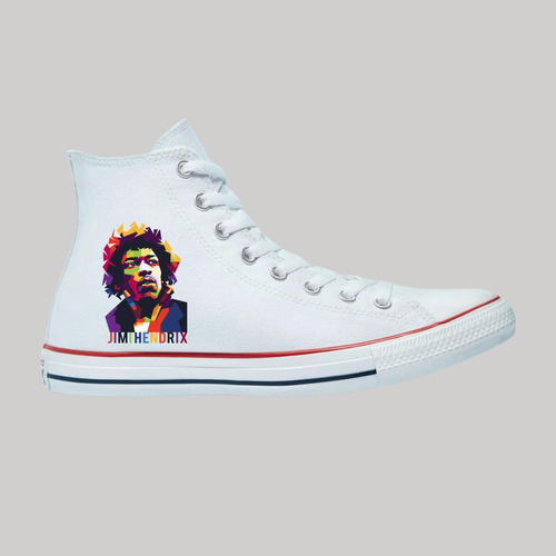 Tenis Converse Chuck Taylor All Star Bota Jimi Hendrix 926b