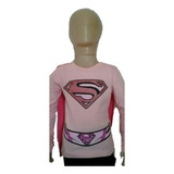 Remera Super Heroinas Dc Comics  Supergirl Nena Capa Niña