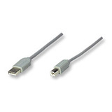 Cable Impresora Usb Manhattan A - B 3mts Gris