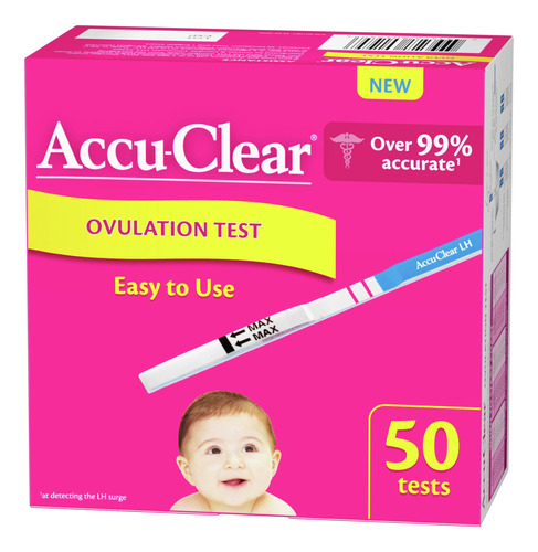 Accu-clear Kit De Predictor De Tiras De Prueba De Ovulacion