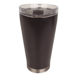 Copo Térmico Tampa Mor 700ml Preto Abridor Garrafa Cerveja Liso