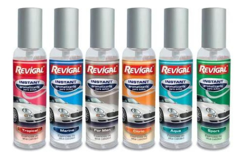 Aromatizante Perfume Auto Spray 50cm3 Revigal |yoamomiauto®|