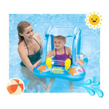 Flotador Inflable Kiddie Para Pileta/bebés 81x66 Cm Intex