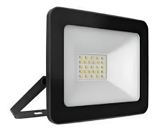 Refletor Tr Led Slim Luz Branca Taschibra Preto 50w