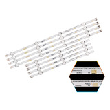 Kit 8 Tiras Led Samsung Un43j5200af Un43j5200 Aluminio