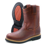 Bota De Piel Shedron Roper Trabajo Resistente Elegante Coni