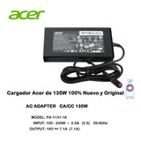 Cargador Original Acer 19v 7.1a 135w Pa 1131 16 Nuevo 100%