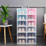 12 Zapateras Caja Apilable Armable Colores Closet 