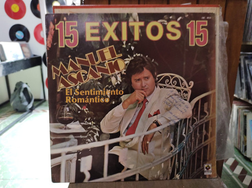 Manuel Ascanio 15 Éxitos Vínyl, Lp, Acetato