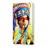 Canvas | Mega Cuadro Decorativo | Mujer Etnico | 60x40
