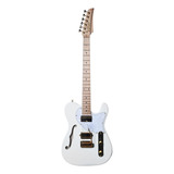 Guitarra Seizi Katana Kabuki Hh Maple Thinline White Gold