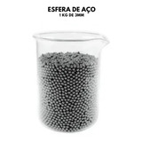 Esferas De Aço Inox Polimento 3,0 Mm 1kg Tamboreador