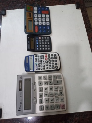 4 Calculadora Una Científica Usadas Funcionan Muy Bien 