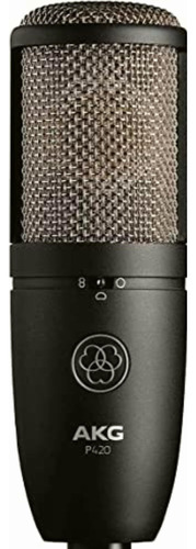 Akg Pro Audio P420 Micrófono Condensador De Doble Cápsula,